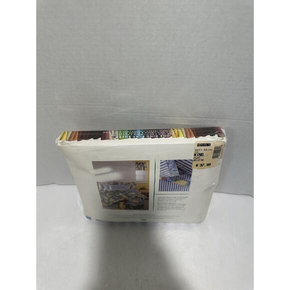 Mervyn’s Celebration Luxury 200 Percale No Iron King Size Flat Sheet Vintage - Picture 4 of 6